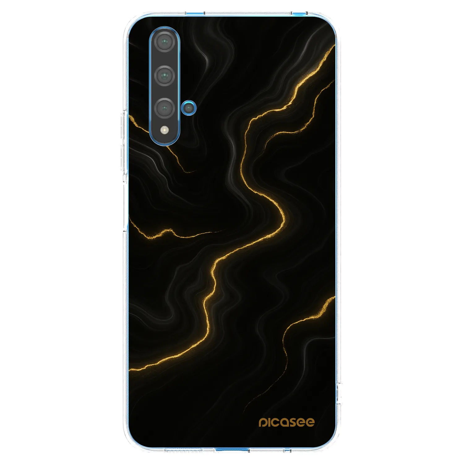 Picasee átlátszó szilikon tok az alábbi mobiltelefonokra Huawei Nova 5T - Thunder