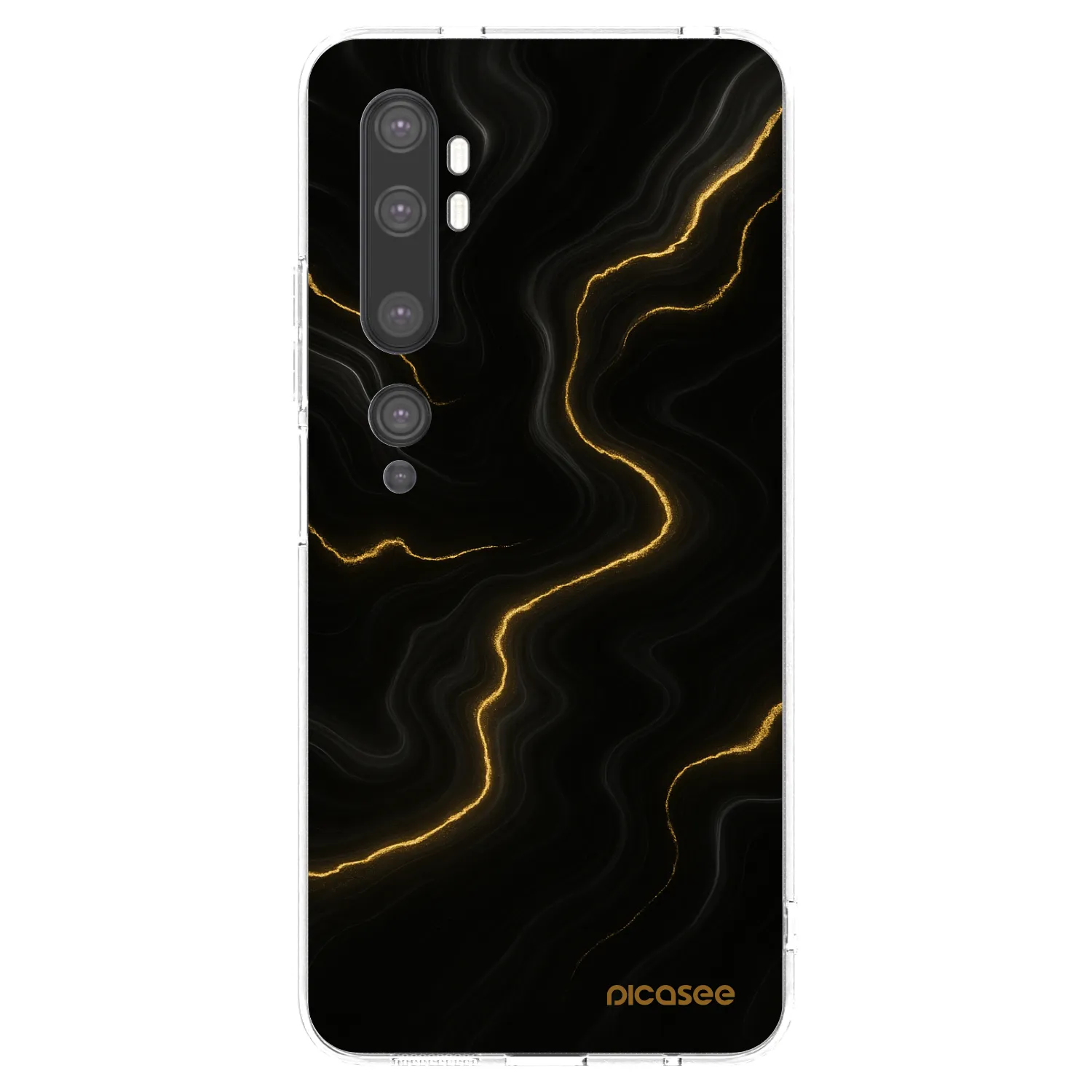 Picasee átlátszó szilikon tok az alábbi mobiltelefonokra Xiaomi Mi Note 10 (Pro) - Thunder