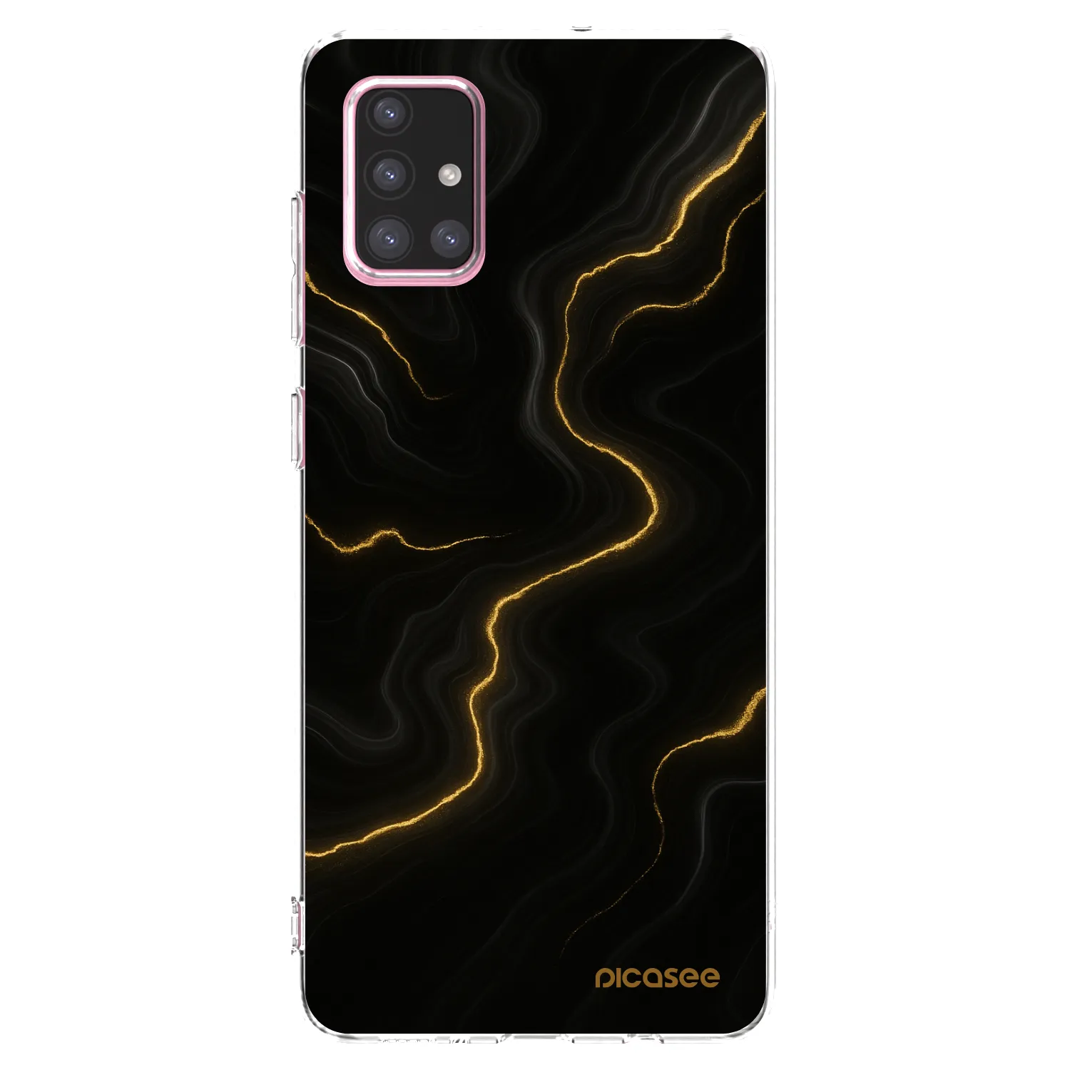 Picasee átlátszó szilikon tok az alábbi mobiltelefonokra Samsung Galaxy A71 A715F - Thunder