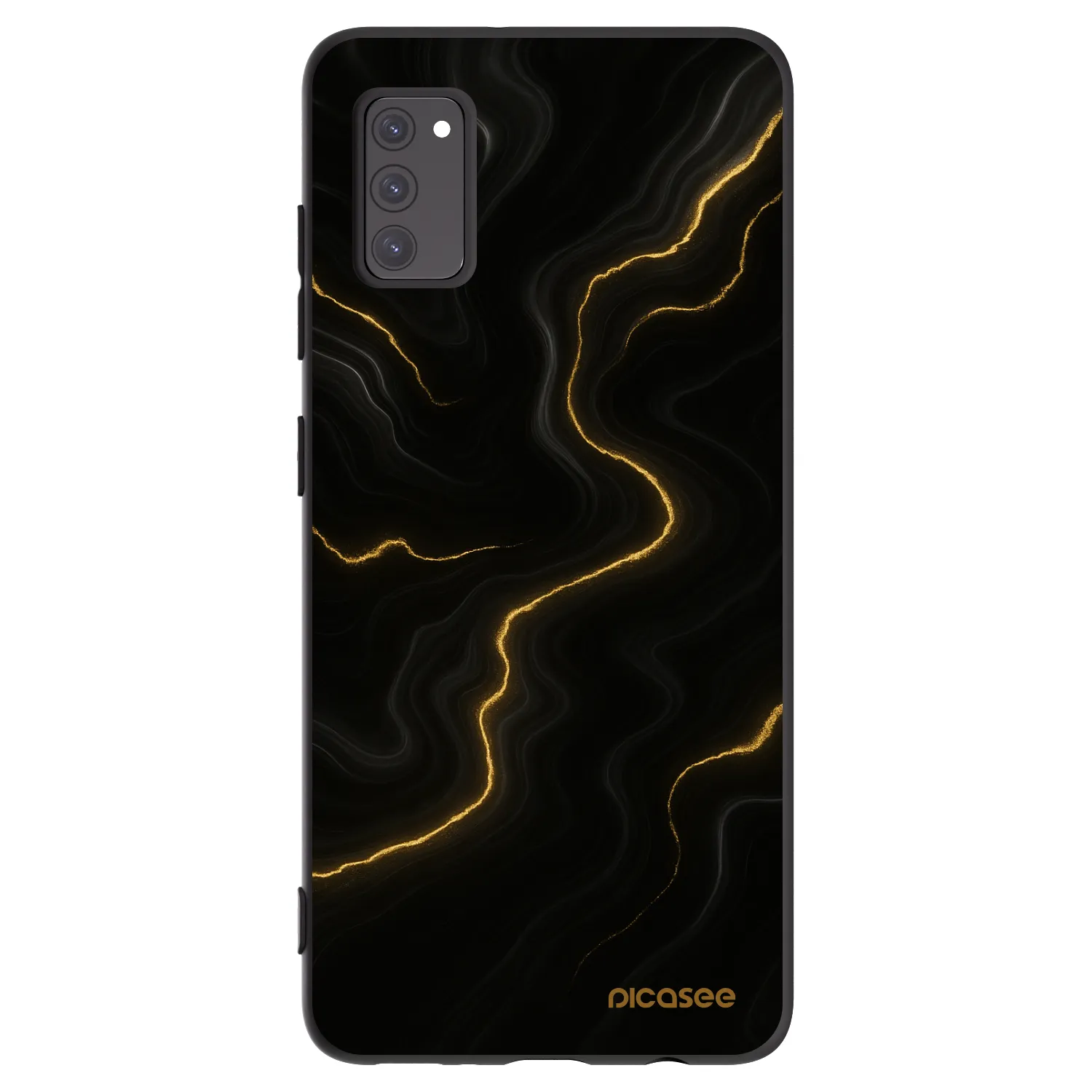 Picasee fekete szilikon tok az alábbi mobiltelefonokra Samsung Galaxy A41 A415F - Thunder