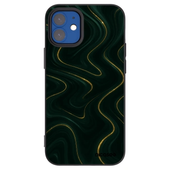 Picasee fekete szilikon tok az alábbi mobiltelefonokra Apple iPhone 12 mini - Vawes