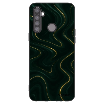 Picasee fekete szilikon tok az alábbi mobiltelefonokra Realme 6i - Vawes