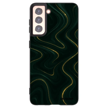 Picasee fekete szilikon tok az alábbi mobiltelefonokra Samsung Galaxy S21 5G G991B - Vawes