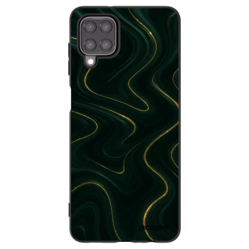 Picasee fekete szilikon tok az alábbi mobiltelefonokra Samsung Galaxy A12 A125F - Vawes