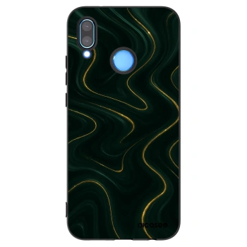 Picasee fekete szilikon tok az alábbi mobiltelefonokra Huawei P20 Lite - Vawes