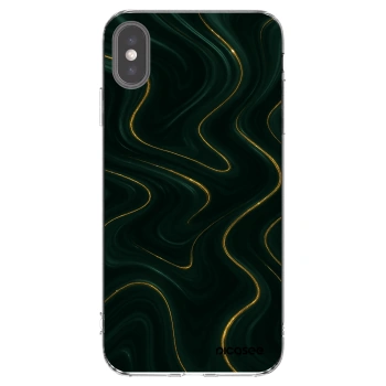 Picasee átlátszó szilikon tok az alábbi mobiltelefonokra Apple iPhone XS Max - Vawes