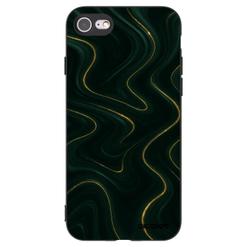 Picasee fekete szilikon tok az alábbi mobiltelefonokra Apple iPhone SE 2022 - Vawes