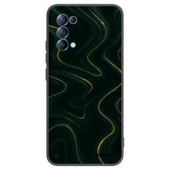Picasee fekete szilikon tok az alábbi mobiltelefonokra OPPO Reno 5 5G - Vawes
