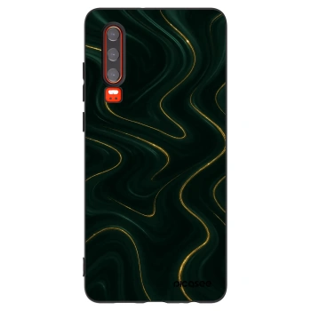 Picasee fekete szilikon tok az alábbi mobiltelefonokra Huawei P30 - Vawes