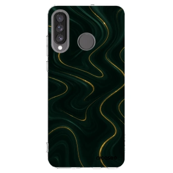 Picasee átlátszó szilikon tok az alábbi mobiltelefonokra Huawei P30 Lite - Vawes