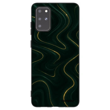 Picasee fekete szilikon tok az alábbi mobiltelefonokra Samsung Galaxy S20+ G985F - Vawes