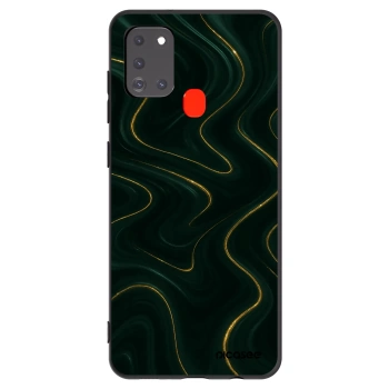 Picasee fekete szilikon tok az alábbi mobiltelefonokra Samsung Galaxy A21s - Vawes