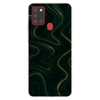 Picasee átlátszó szilikon tok az alábbi mobiltelefonokra Samsung Galaxy A21s - Vawes