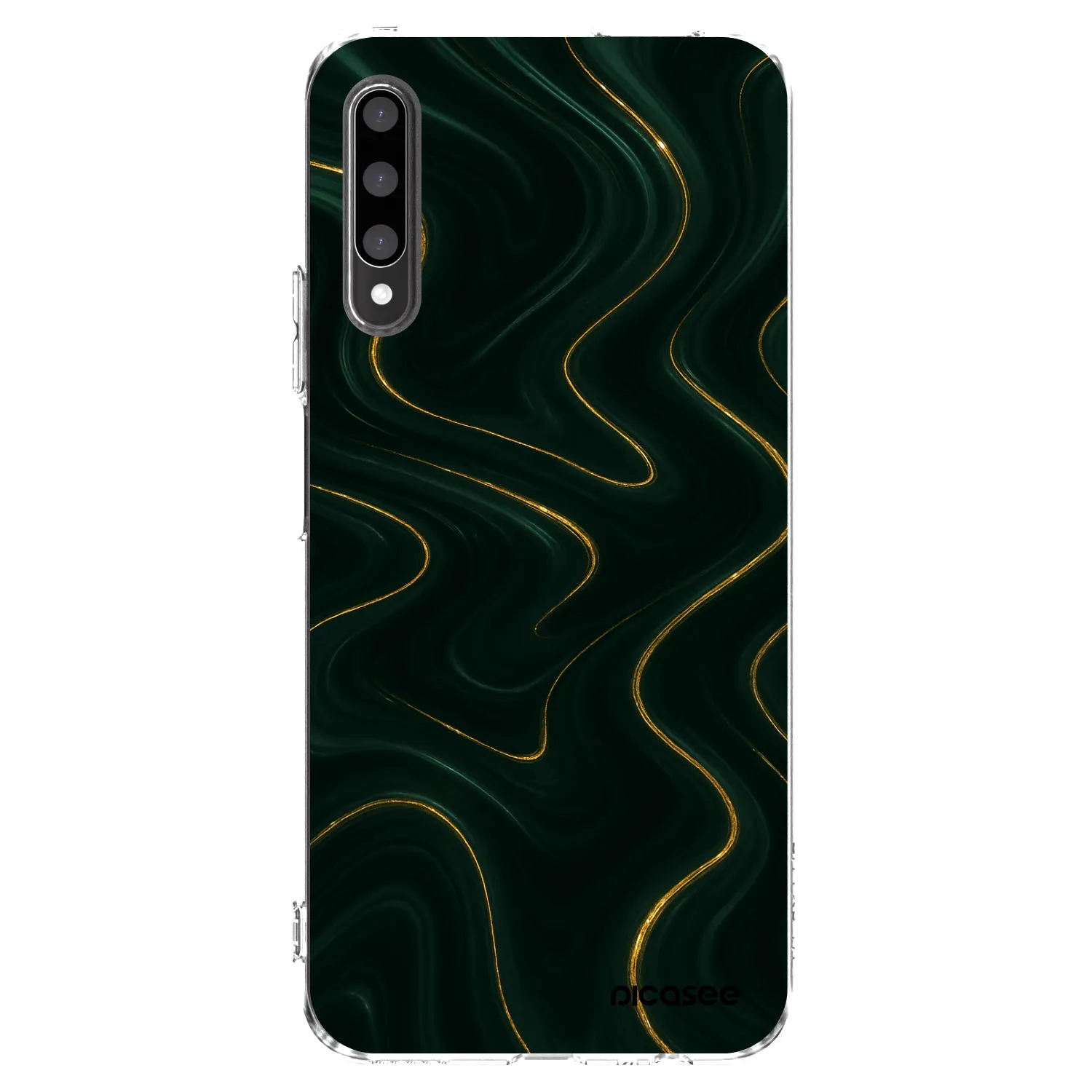 Picasee átlátszó szilikon tok az alábbi mobiltelefonokra Honor 9X Pro - Vawes