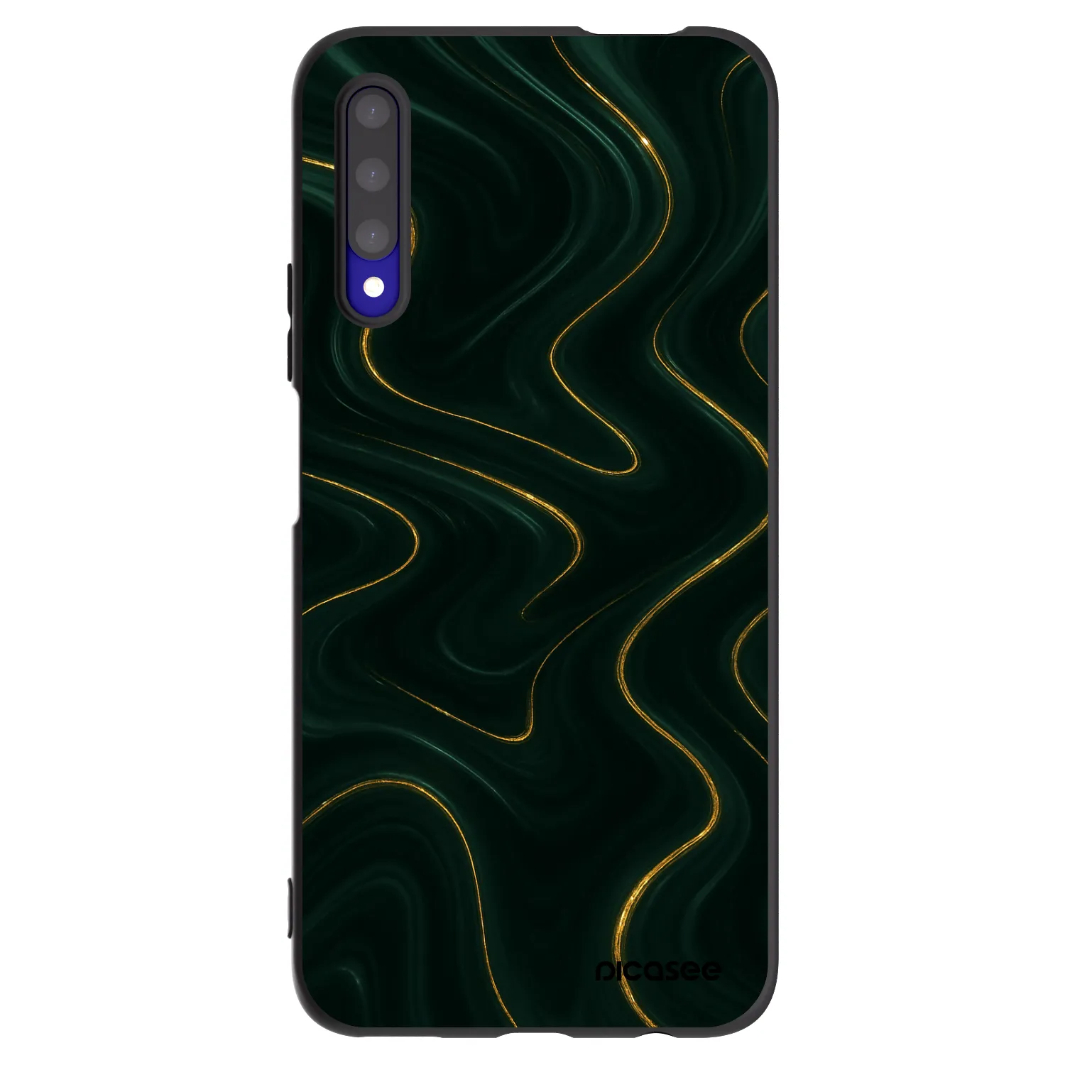 Picasee fekete szilikon tok az alábbi mobiltelefonokra Honor 9X Pro - Vawes