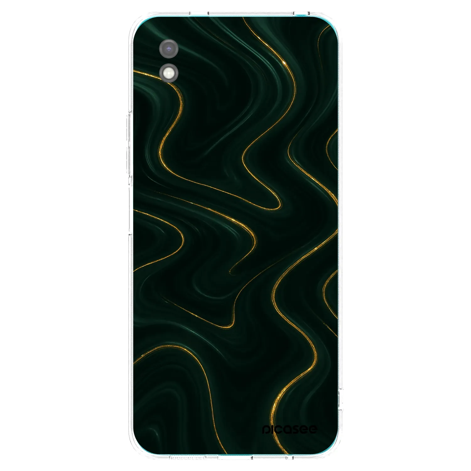 Picasee fekete szilikon tok az alábbi mobiltelefonokra Xiaomi Redmi 9A - Vawes