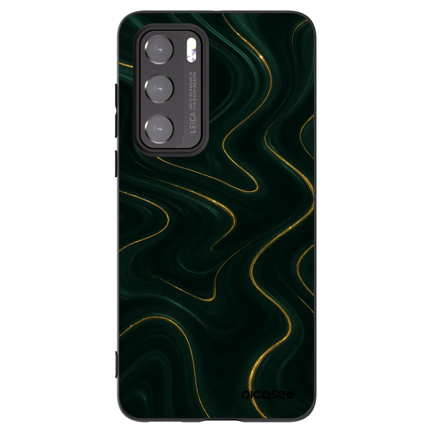 Picasee fekete szilikon tok az alábbi mobiltelefonokra Huawei P40 - Vawes