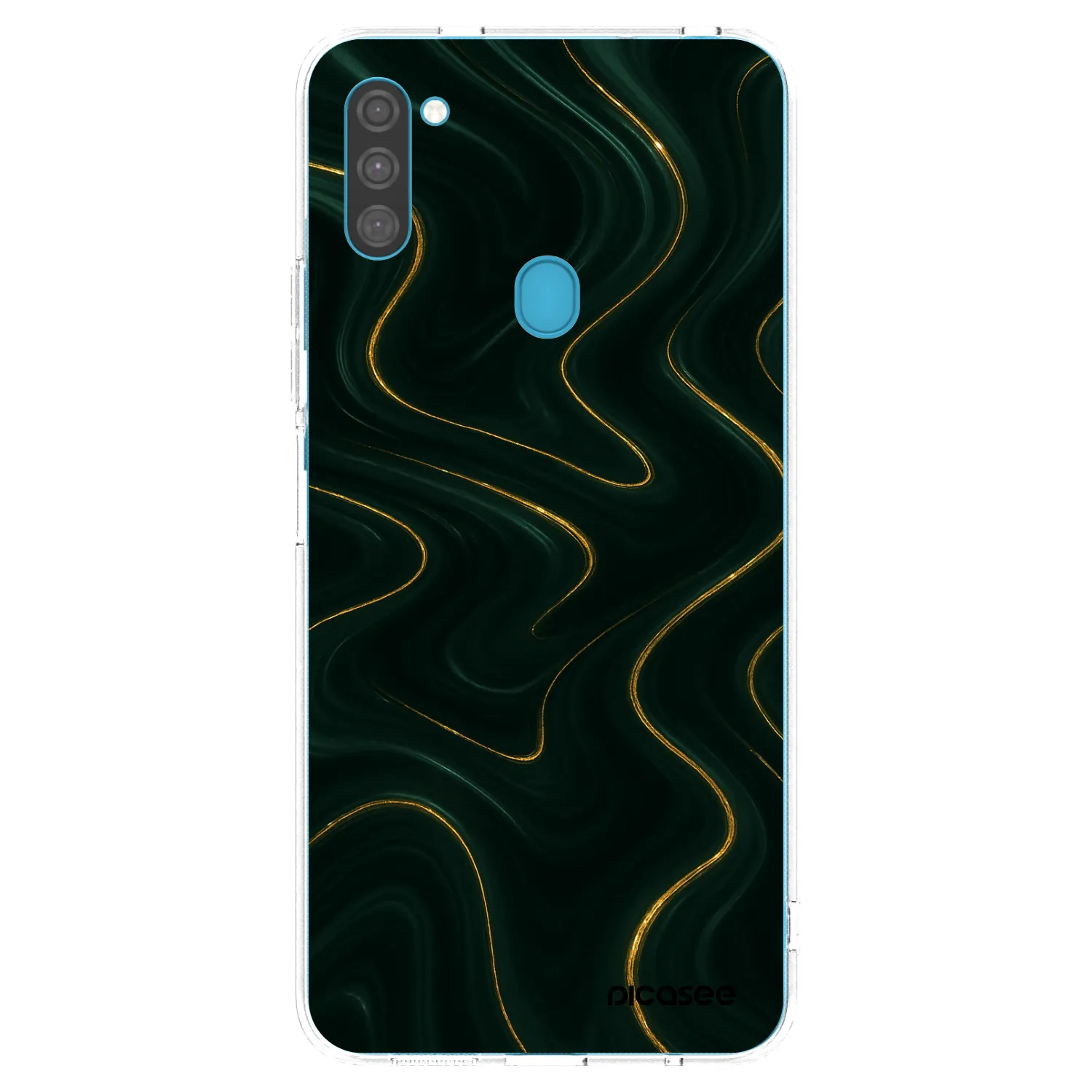 Picasee átlátszó szilikon tok az alábbi mobiltelefonokra Samsung Galaxy M11 - Vawes
