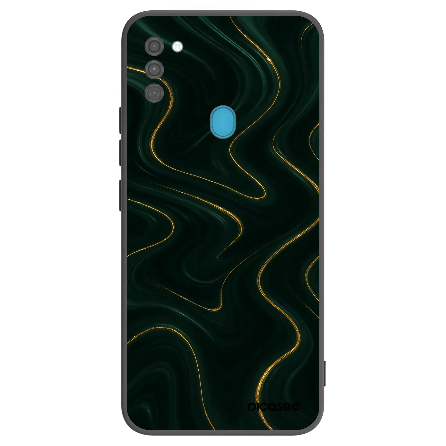 Picasee fekete szilikon tok az alábbi mobiltelefonokra Samsung Galaxy M11 - Vawes
