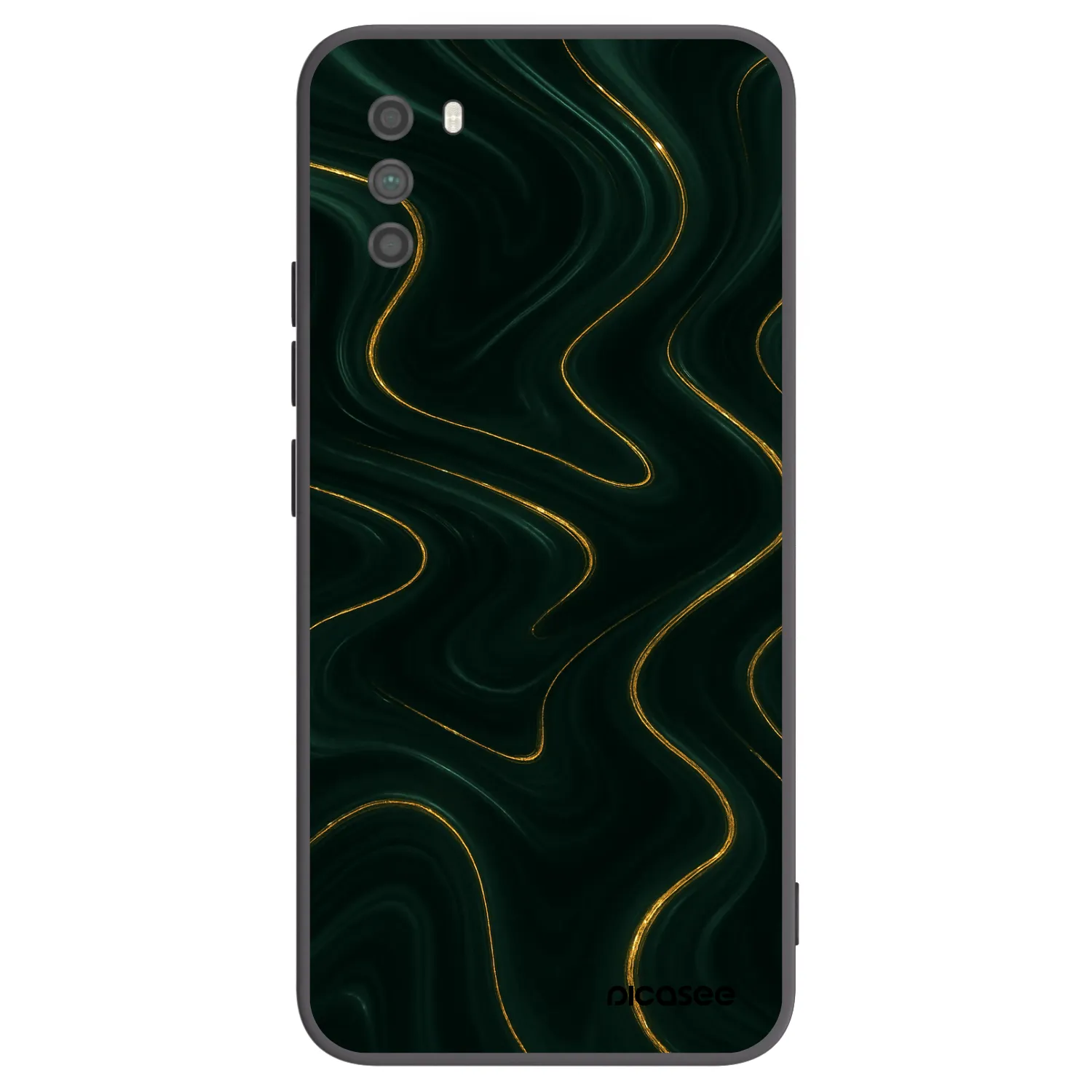 Picasee fekete szilikon tok az alábbi mobiltelefonokra Xiaomi Poco M3 - Vawes