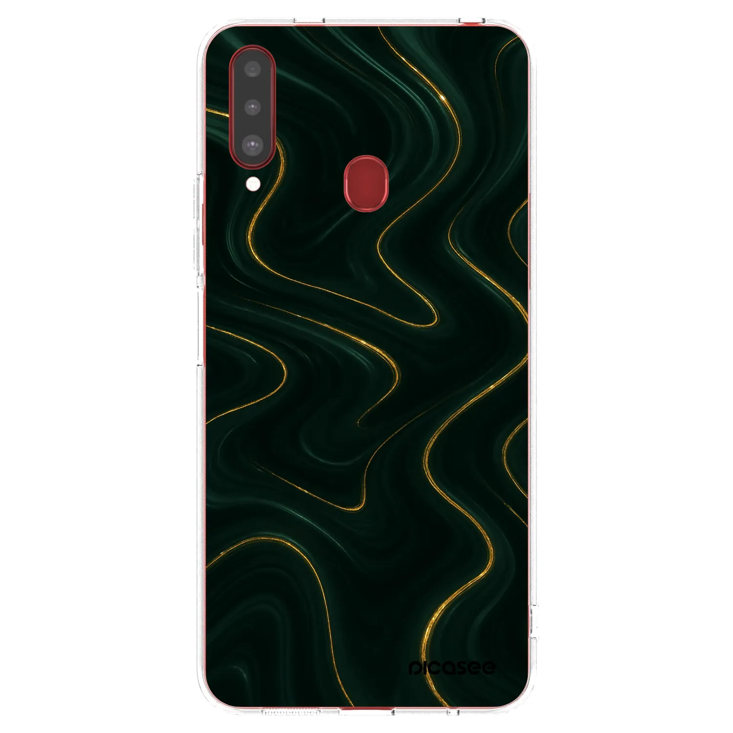 Picasee átlátszó szilikon tok az alábbi mobiltelefonokra Samsung Galaxy A20s - Vawes