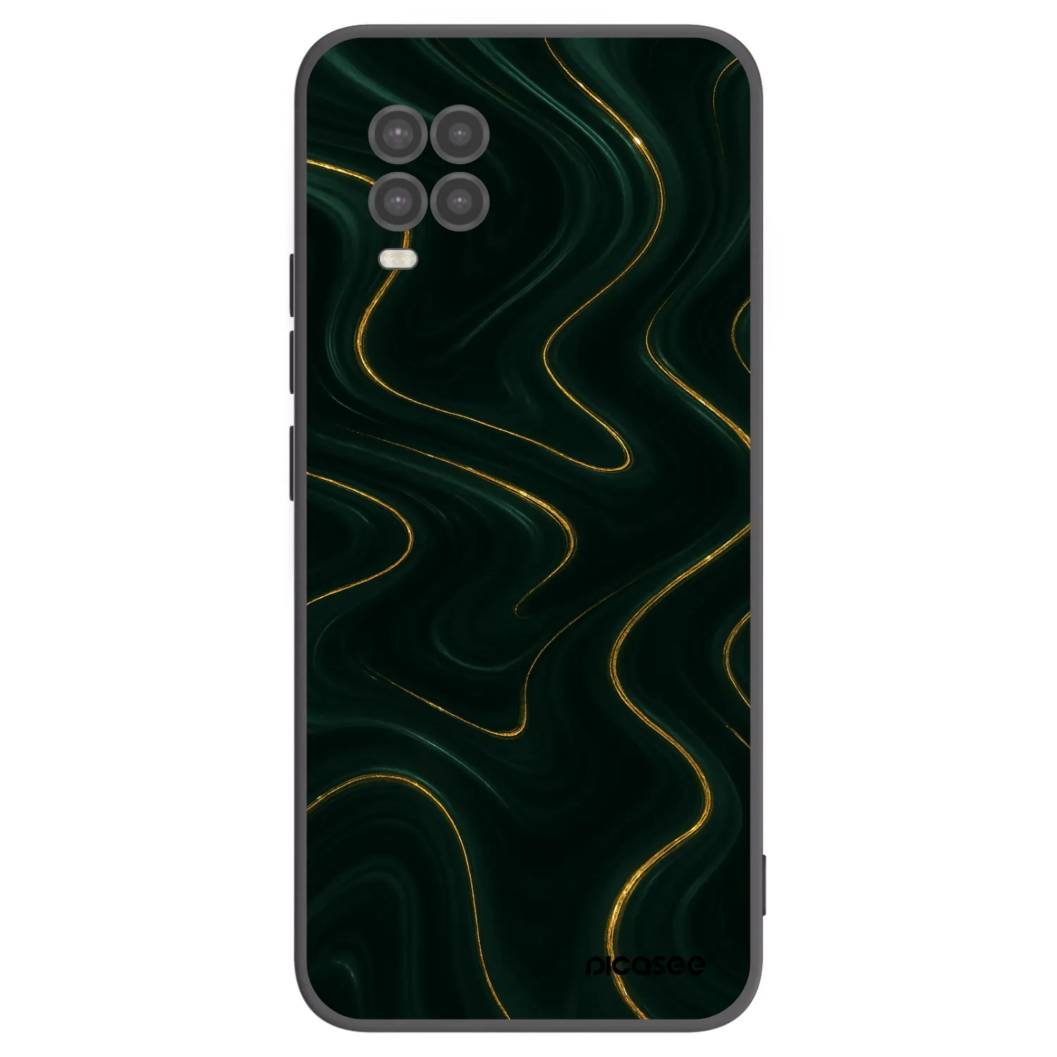 Picasee fekete szilikon tok az alábbi mobiltelefonokra Xiaomi Mi 10 Lite - Vawes