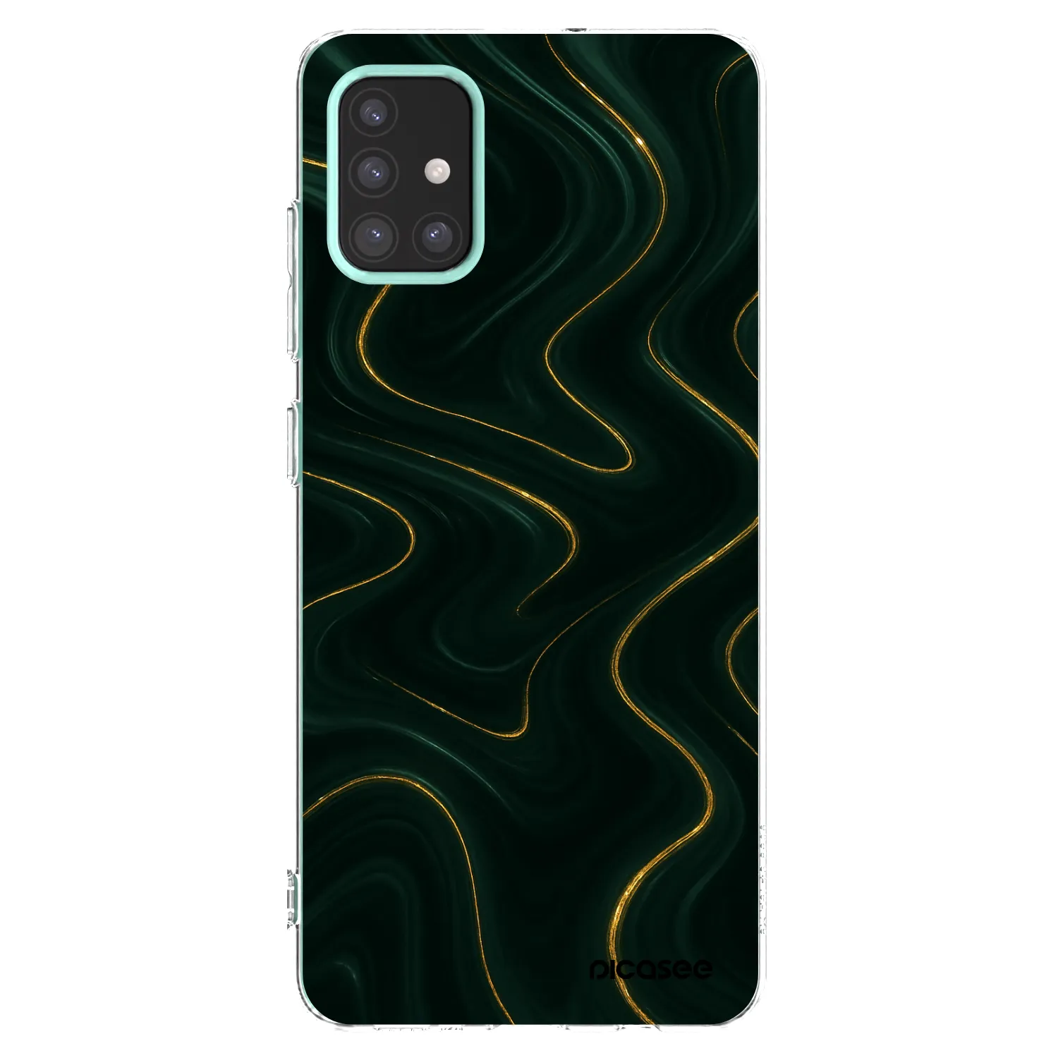 Picasee átlátszó szilikon tok az alábbi mobiltelefonokra Samsung Galaxy M31s - Vawes