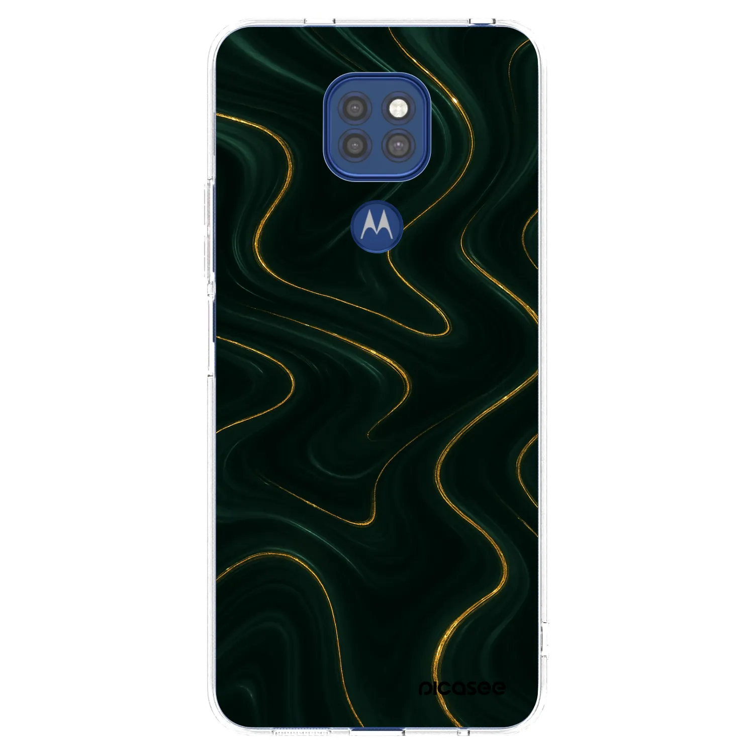 Picasee átlátszó szilikon tok az alábbi mobiltelefonokra Motorola Moto G9 Play - Vawes