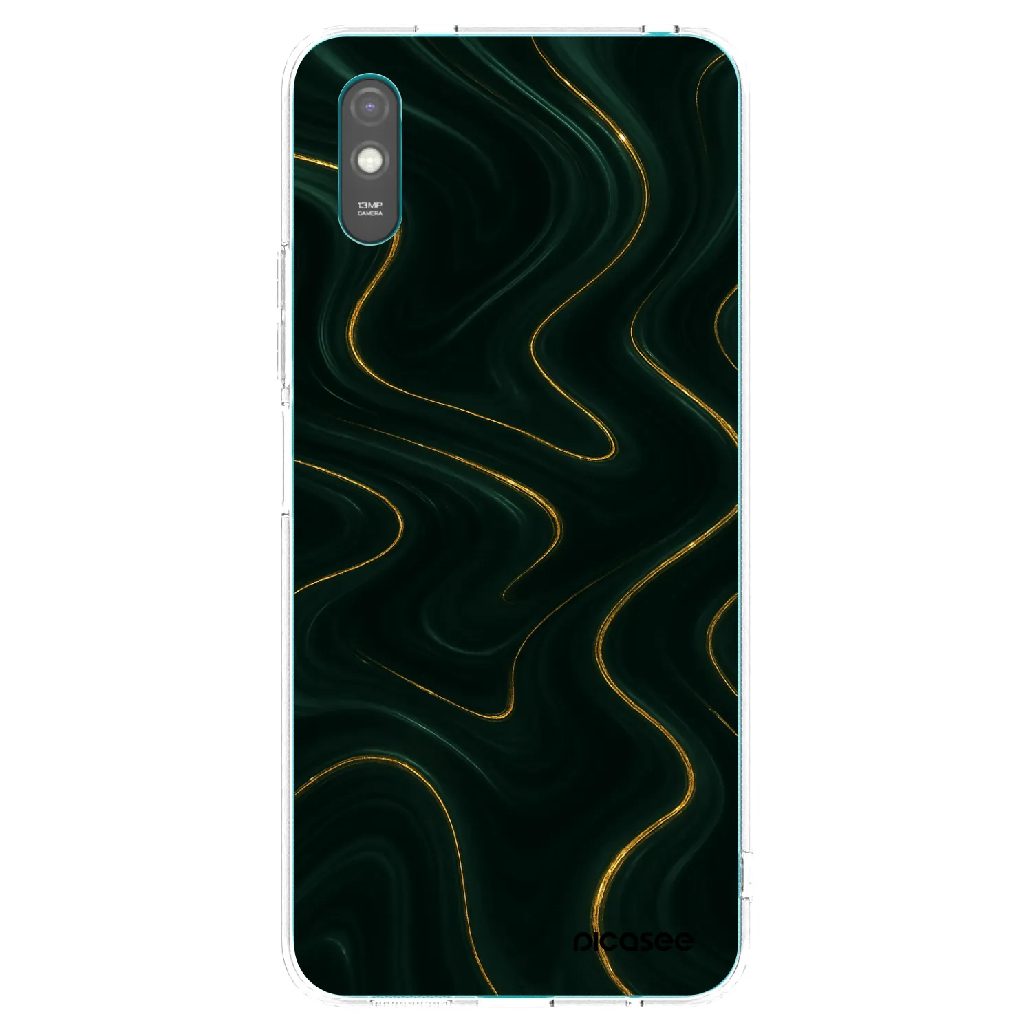 Picasee átlátszó szilikon tok az alábbi mobiltelefonokra Xiaomi Redmi 9AT - Vawes