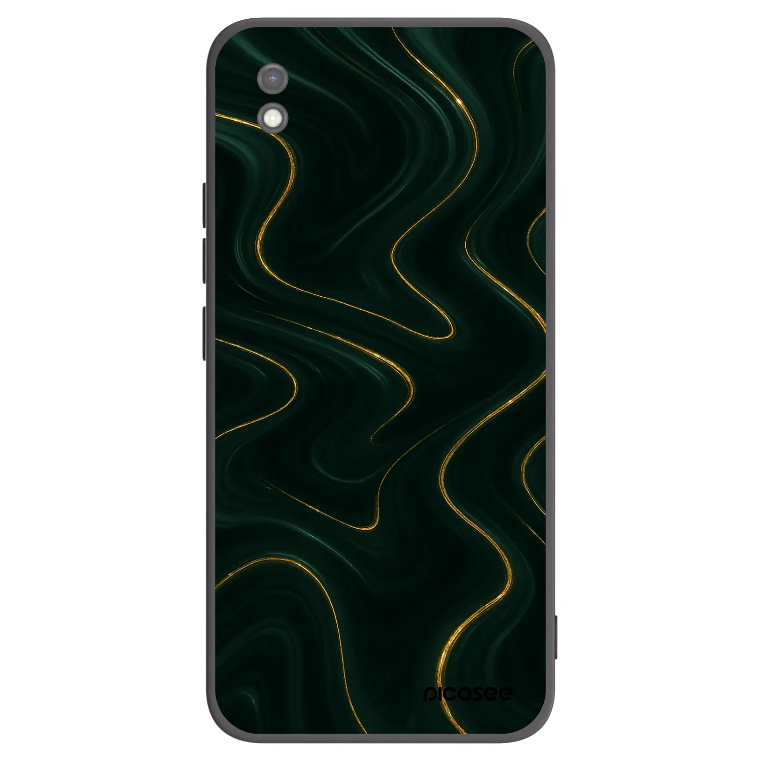 Picasee fekete szilikon tok az alábbi mobiltelefonokra Xiaomi Redmi 9AT - Vawes