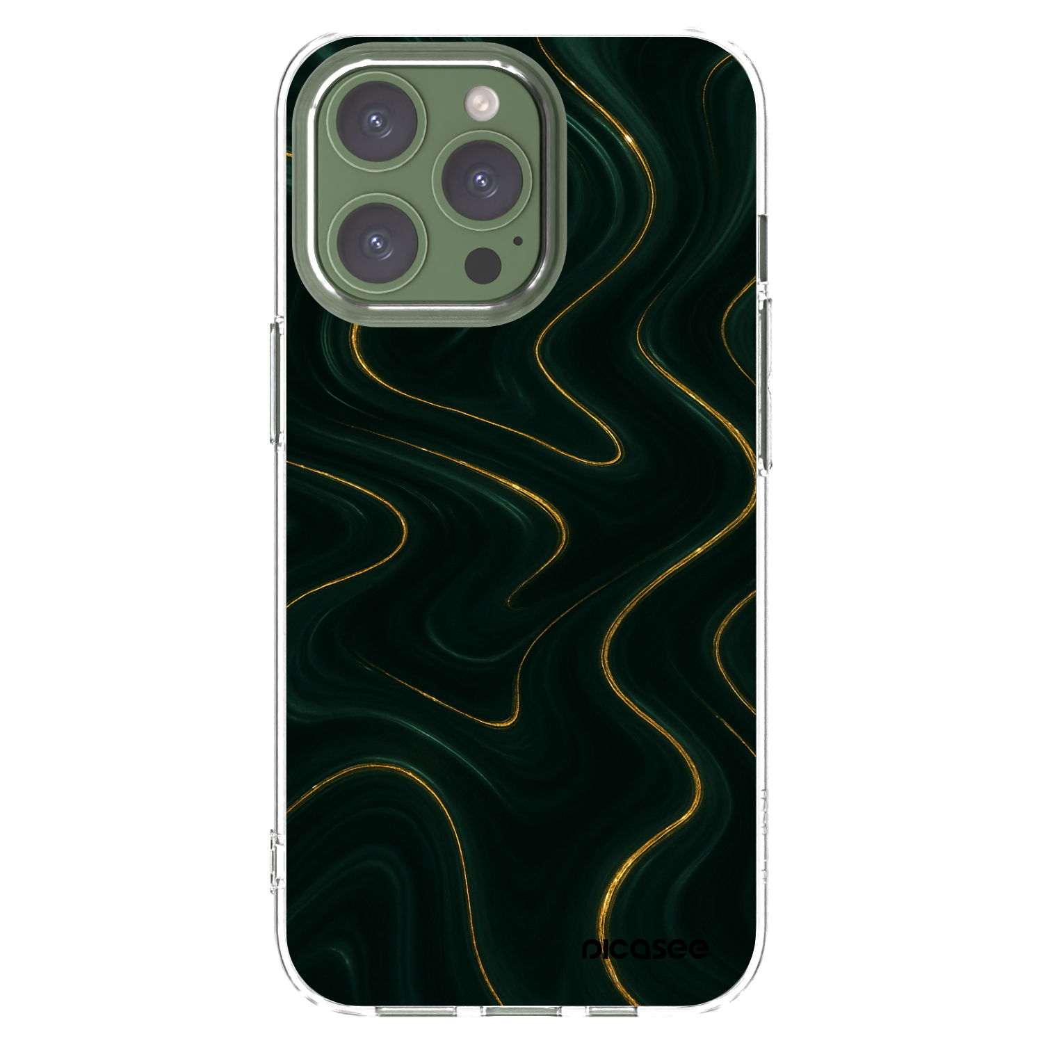 Picasee átlátszó szilikon tok az alábbi mobiltelefonokra Apple iPhone 13 Pro - Vawes
