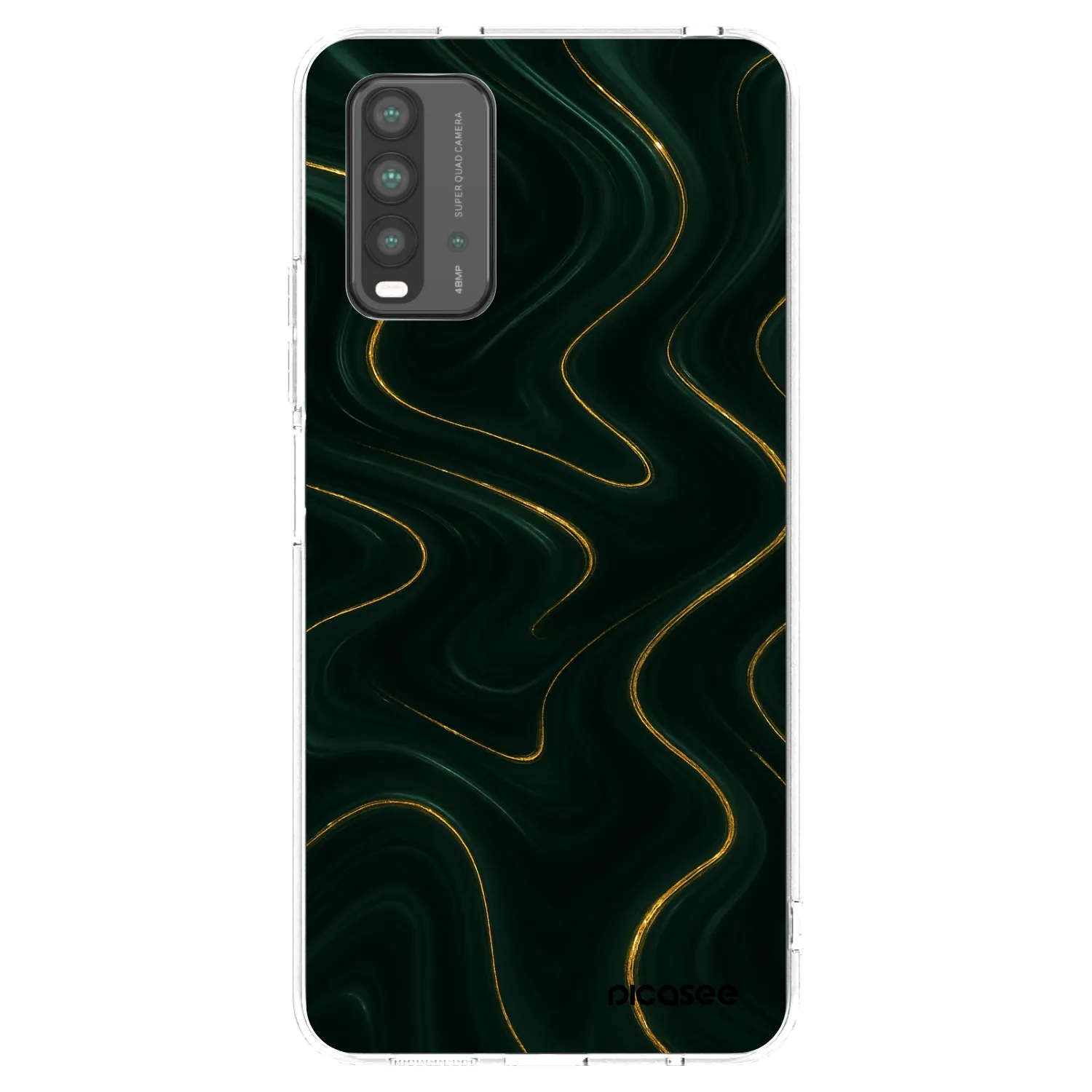 Picasee átlátszó szilikon tok az alábbi mobiltelefonokra Xiaomi Redmi 9T - Vawes
