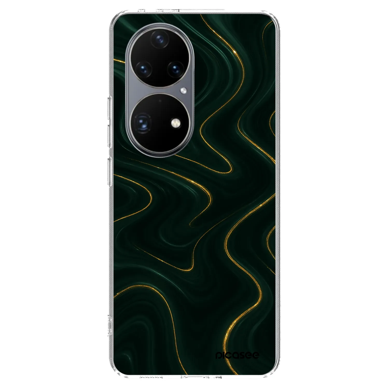 Picasee átlátszó szilikon tok az alábbi mobiltelefonokra Huawei P50 - Vawes