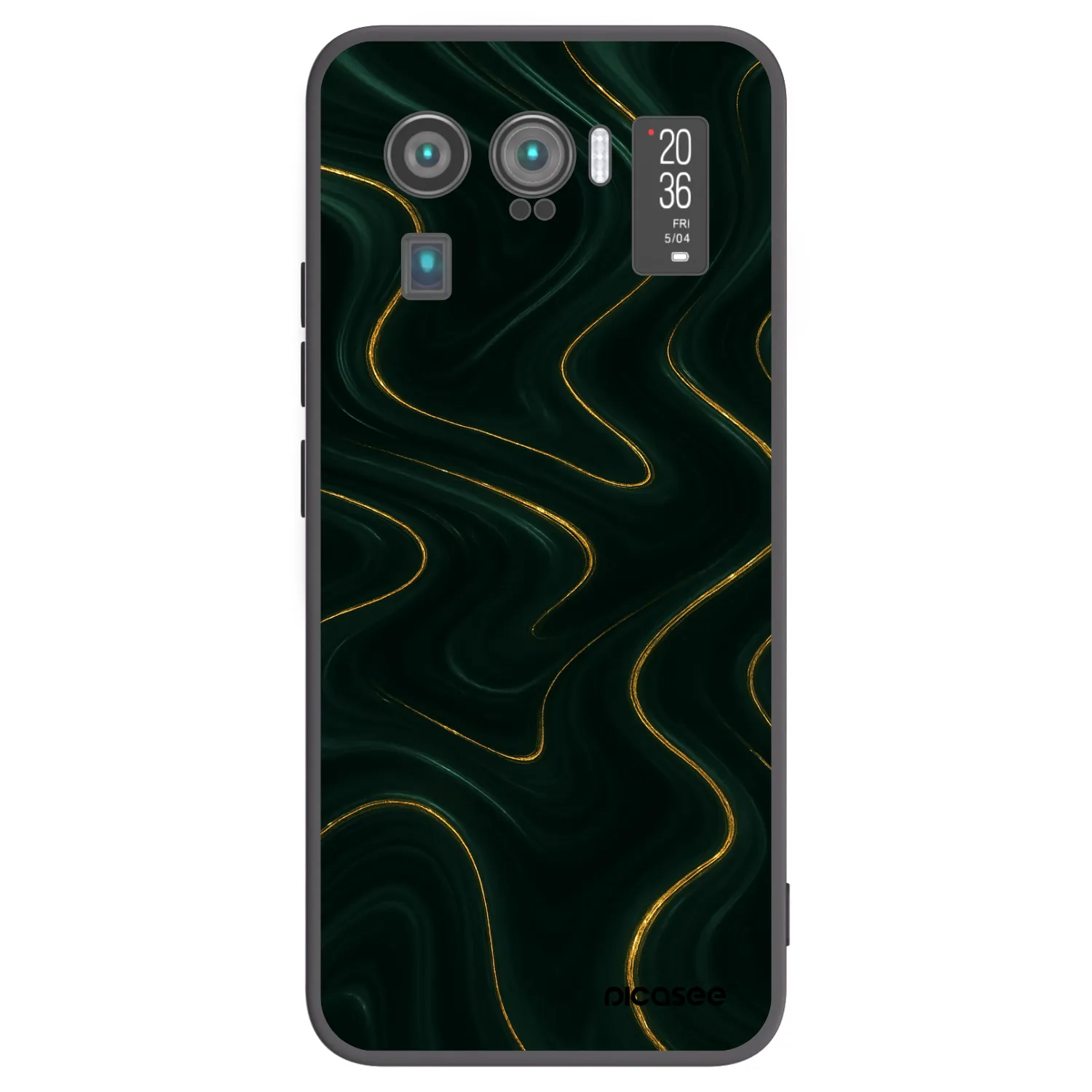 Picasee fekete szilikon tok az alábbi mobiltelefonokra Xiaomi Mi 11 Ultra - Vawes