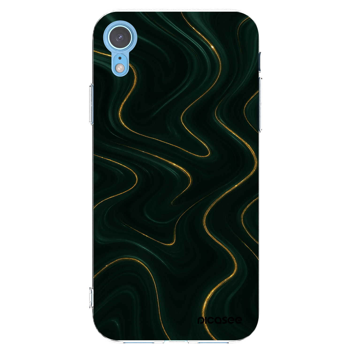 Picasee átlátszó szilikon tok az alábbi mobiltelefonokra Apple iPhone XR - Vawes