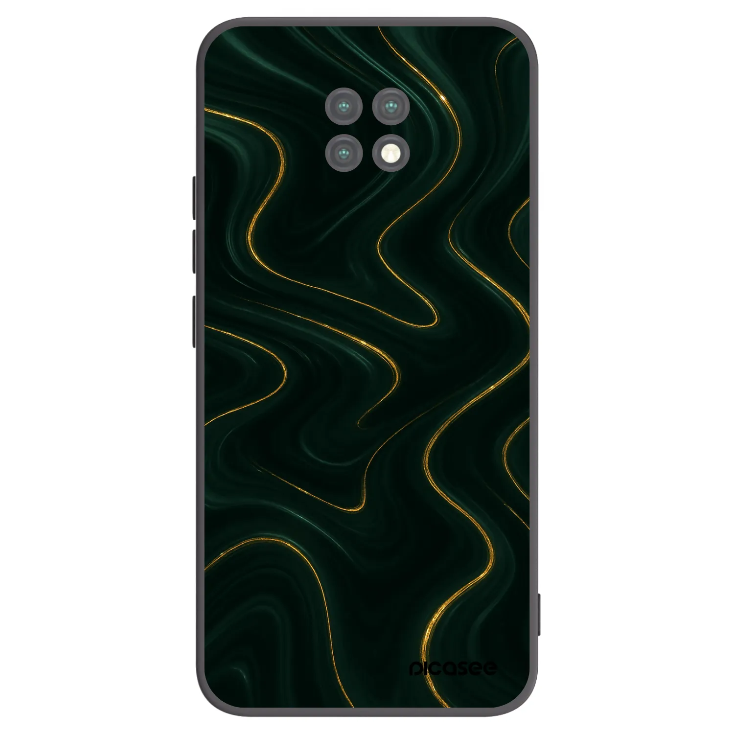 Picasee fekete szilikon tok az alábbi mobiltelefonokra Xiaomi Redmi Note 9T - Vawes