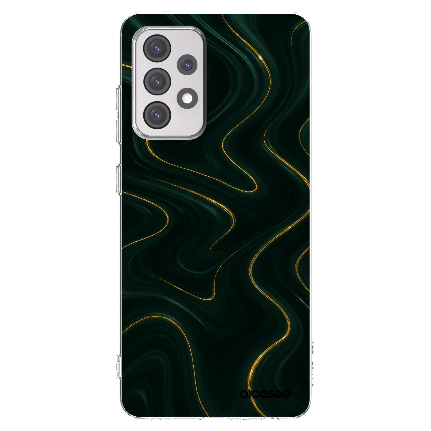 Picasee átlátszó szilikon tok az alábbi mobiltelefonokra Samsung Galaxy A52s 5G A528B - Vawes