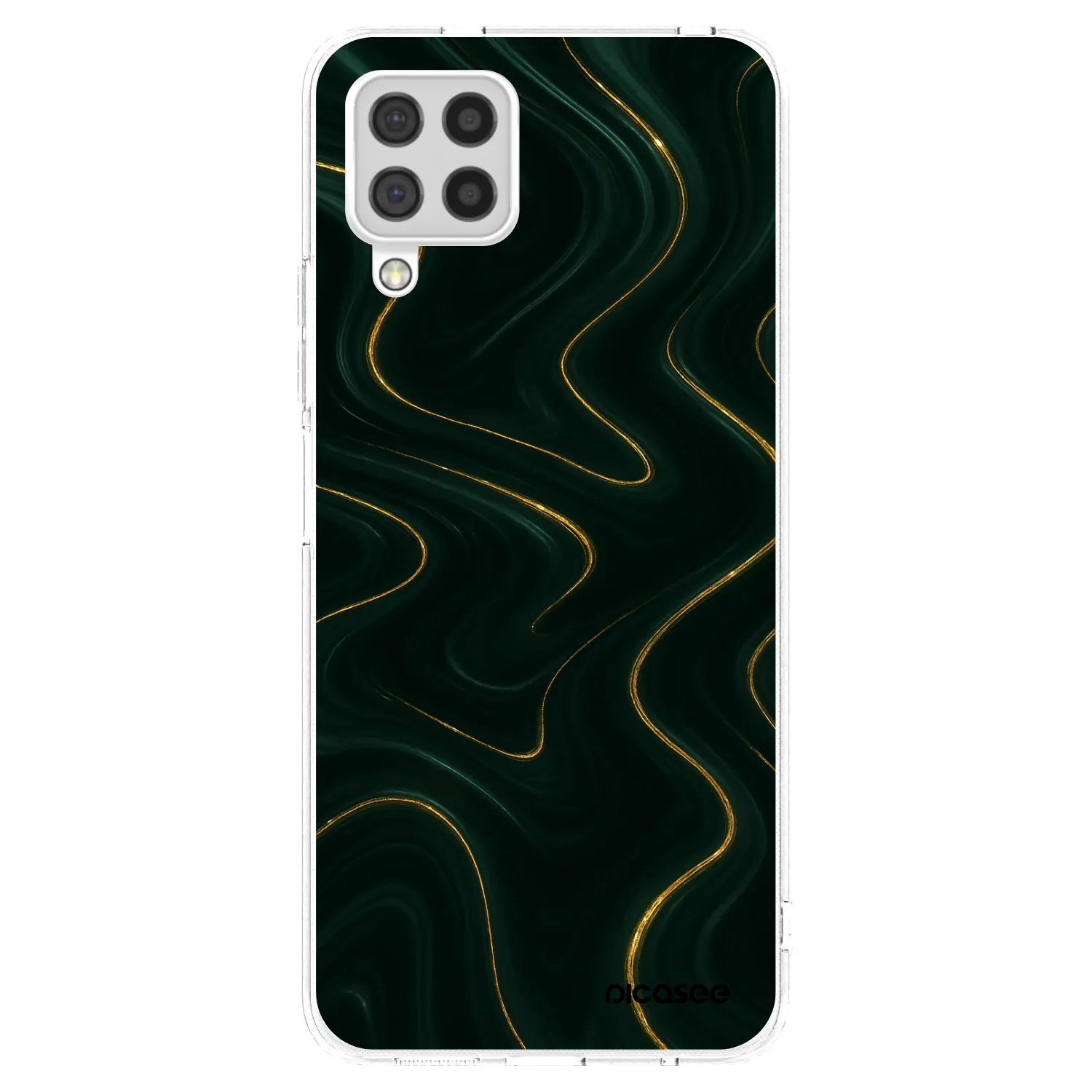 Picasee átlátszó szilikon tok az alábbi mobiltelefonokra Samsung Galaxy A22 A225F 4G - Vawes