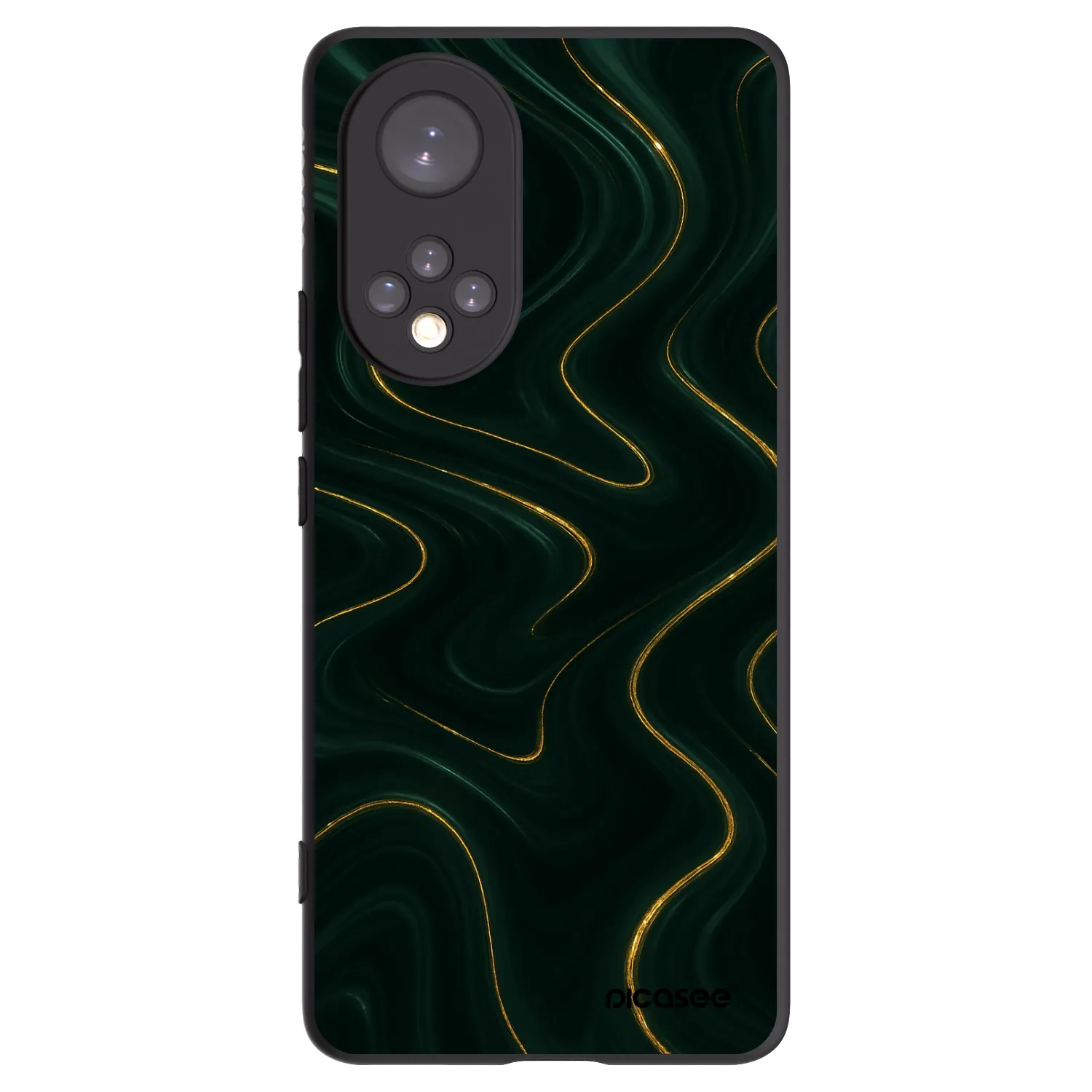 Picasee fekete szilikon tok az alábbi mobiltelefonokra Huawei Nova 9 - Vawes