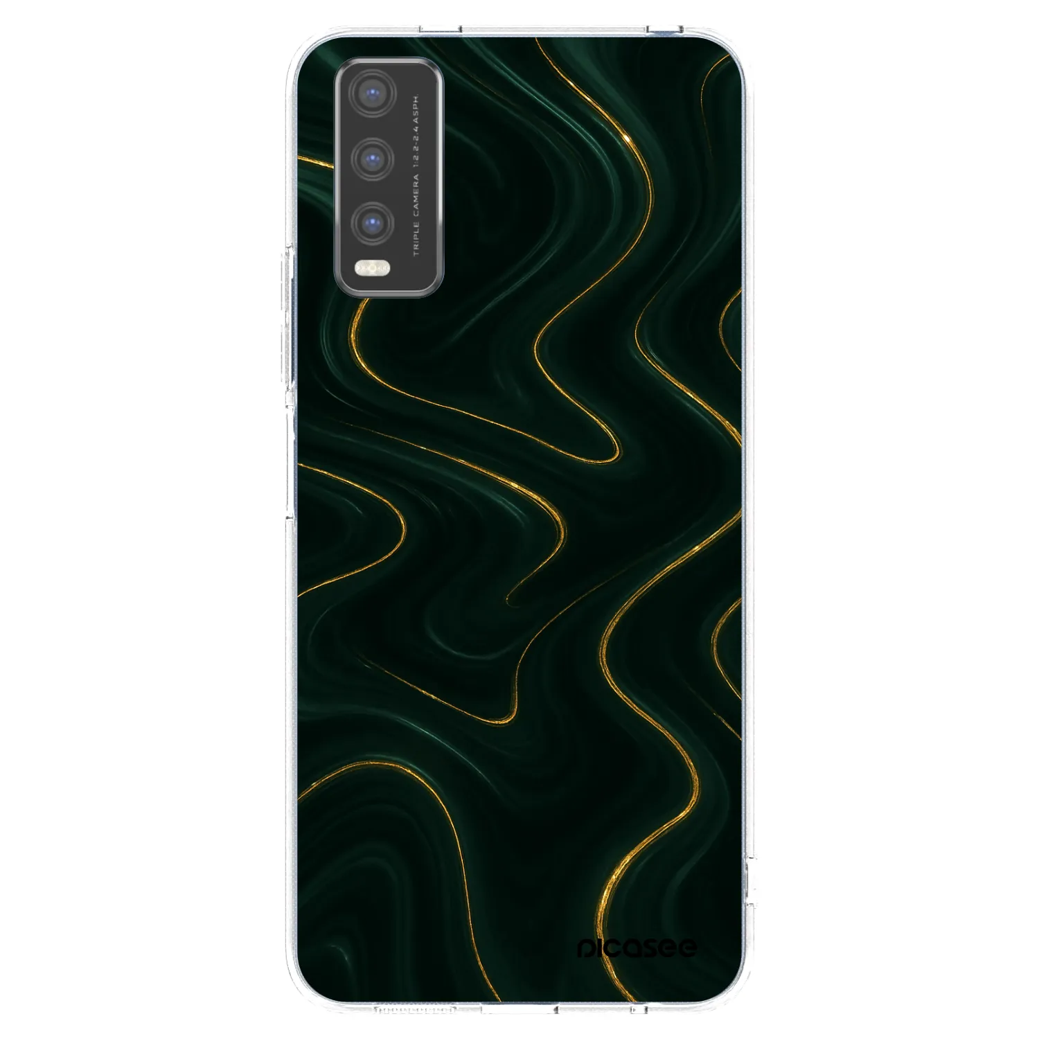 Picasee átlátszó szilikon tok az alábbi mobiltelefonokra Vivo Y20s - Vawes