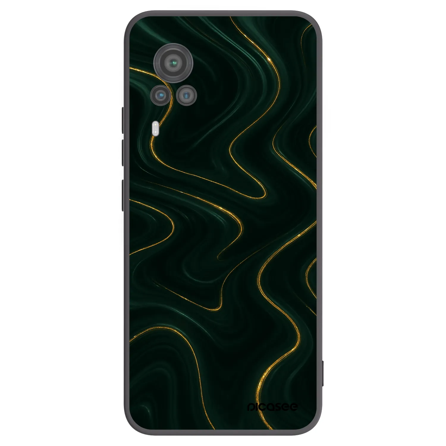 Picasee fekete szilikon tok az alábbi mobiltelefonokra Vivo X60 Pro 5G - Vawes