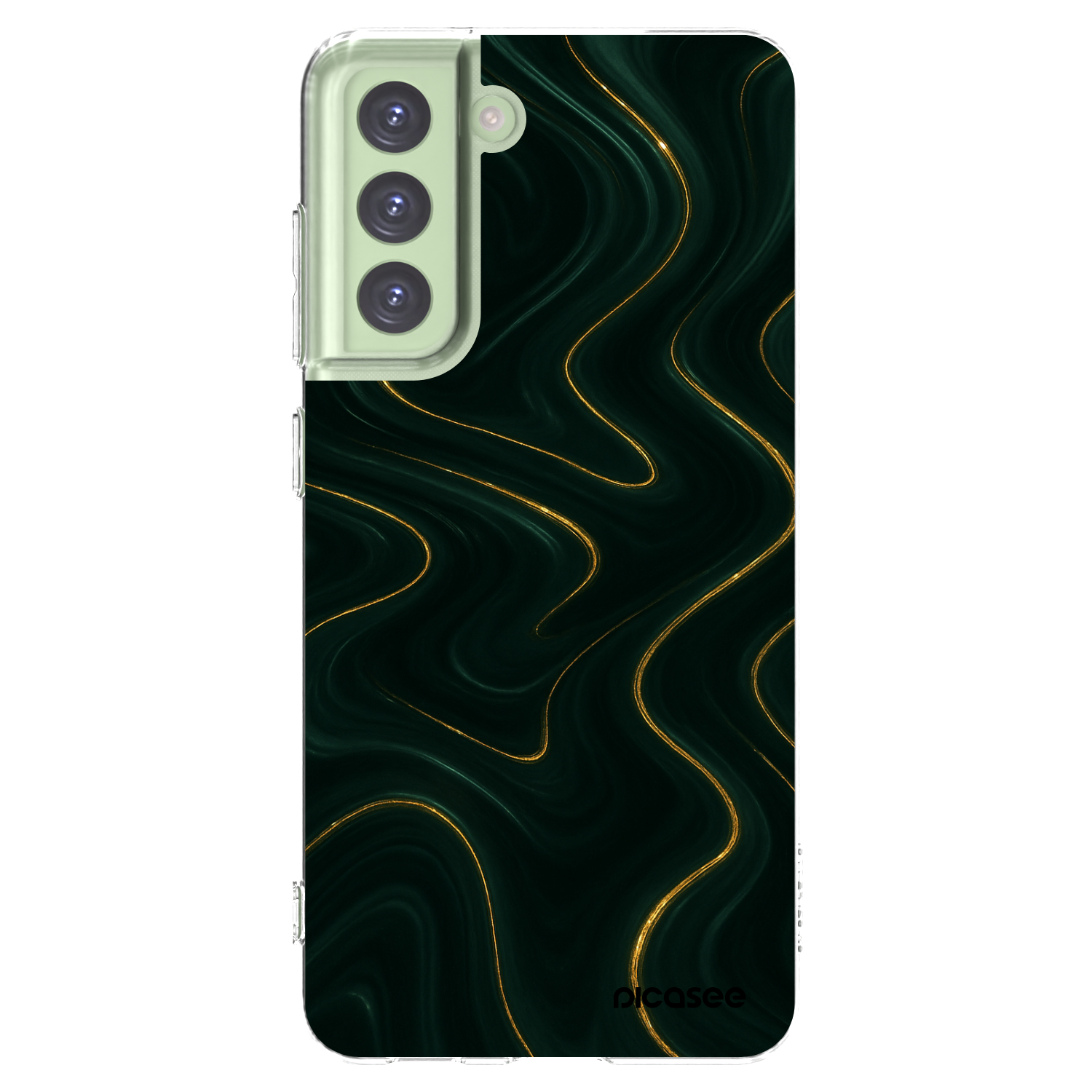Picasee átlátszó szilikon tok az alábbi mobiltelefonokra Samsung Galaxy S21 FE 5G - Vawes