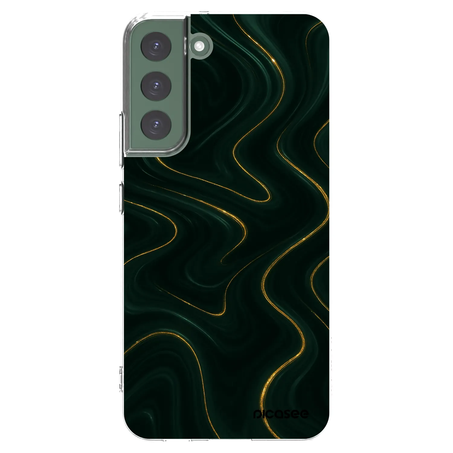 Picasee átlátszó szilikon tok az alábbi mobiltelefonokra Samsung Galaxy S22+ 5G - Vawes