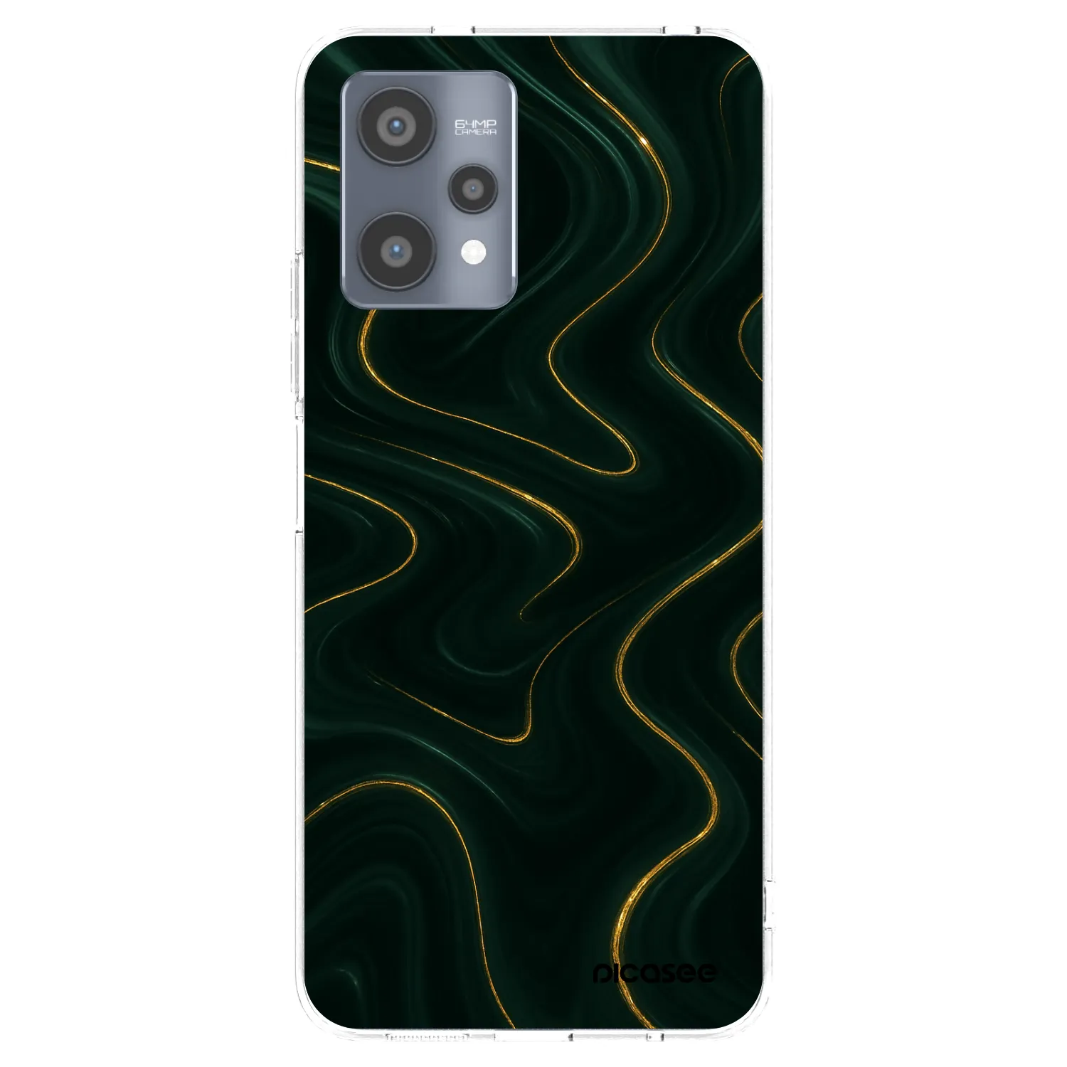 Picasee átlátszó szilikon tok az alábbi mobiltelefonokra Realme 9 Pro 5G - Vawes
