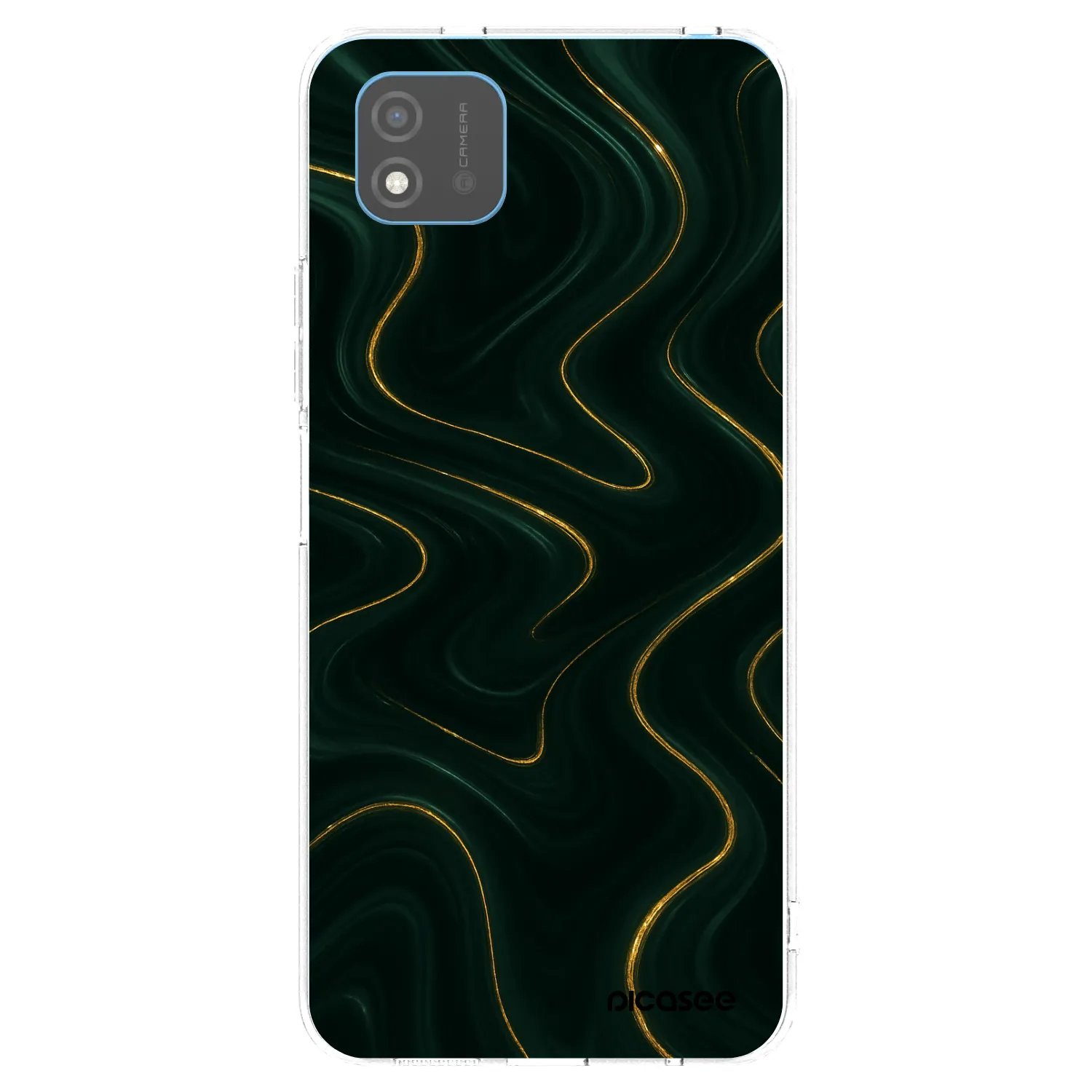 Picasee átlátszó szilikon tok az alábbi mobiltelefonokra Realme C11 (2021) - Vawes