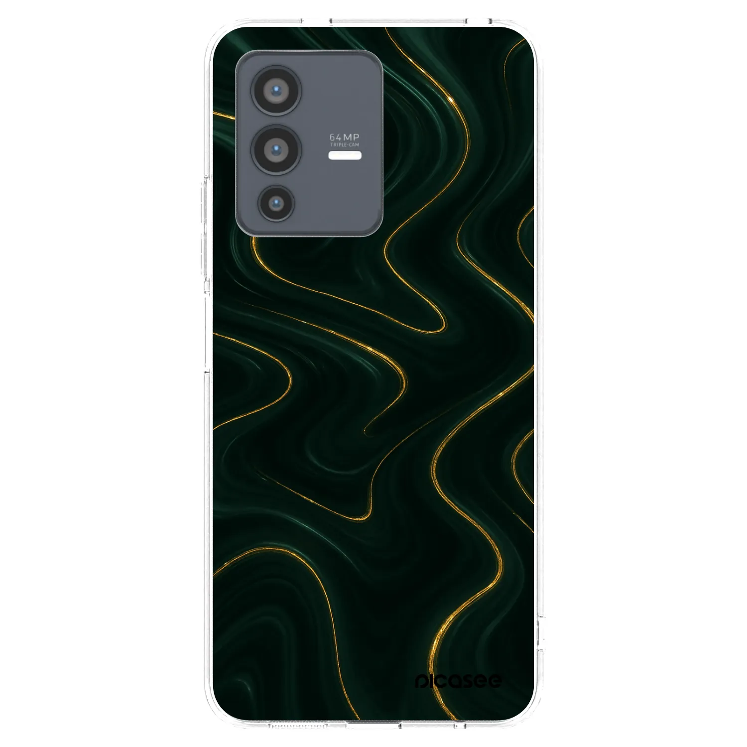 Picasee átlátszó szilikon tok az alábbi mobiltelefonokra Vivo V23 5G - Vawes