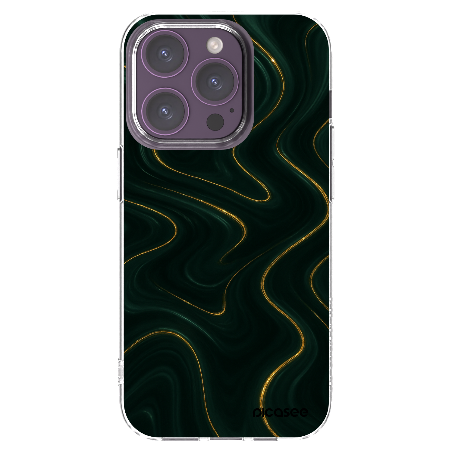 Picasee átlátszó szilikon tok az alábbi mobiltelefonokra Apple iPhone 14 Pro - Vawes