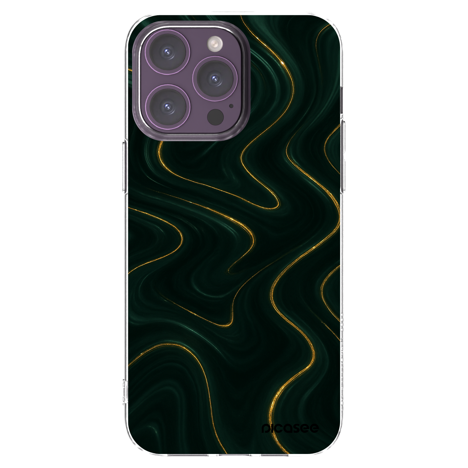 Picasee átlátszó szilikon tok az alábbi mobiltelefonokra Apple iPhone 14 Pro Max - Vawes