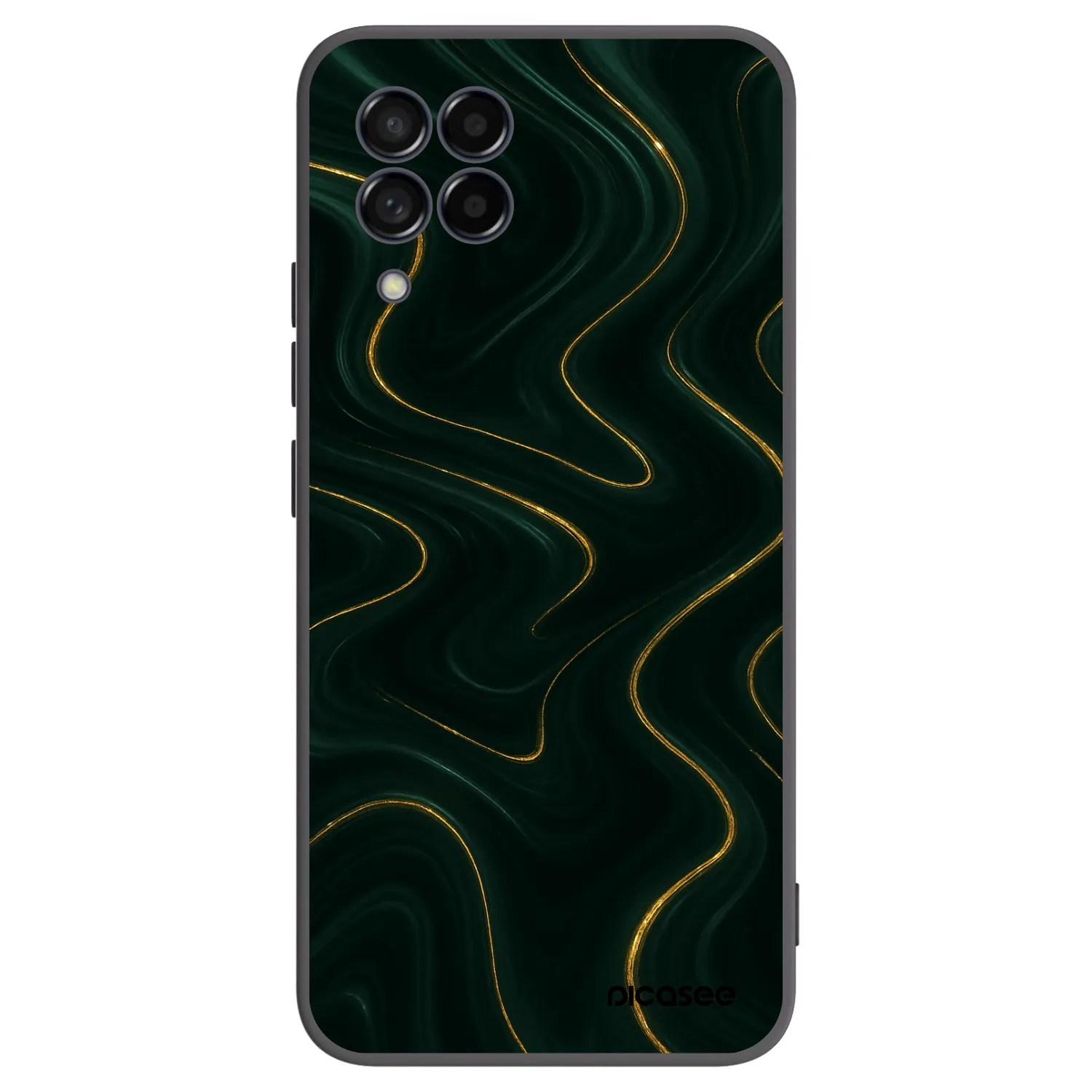 Picasee fekete szilikon tok az alábbi mobiltelefonokra Samsung Galaxy M53 5G - Vawes