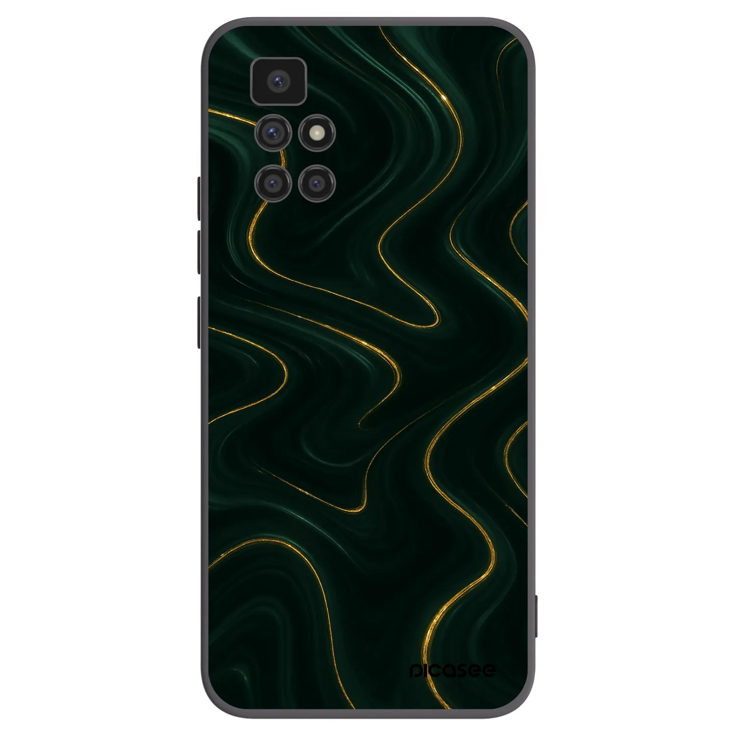 Picasee fekete szilikon tok az alábbi mobiltelefonokra Xiaomi Redmi 10 (2022) - Vawes